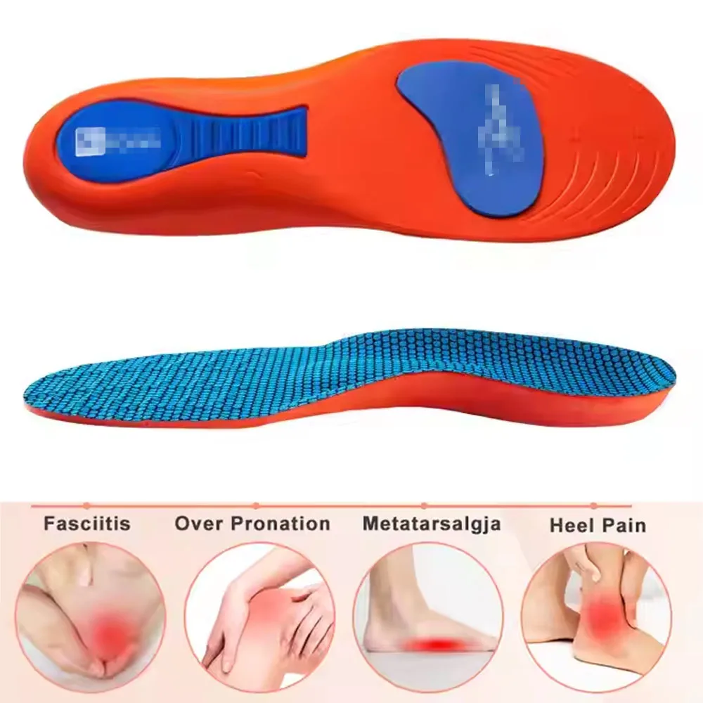 EVA Arch Support Insoles Breathable Sports Shoe Pads for Man Woman Sweat-Absorbing Shock Absorption Shoes Insole for Running