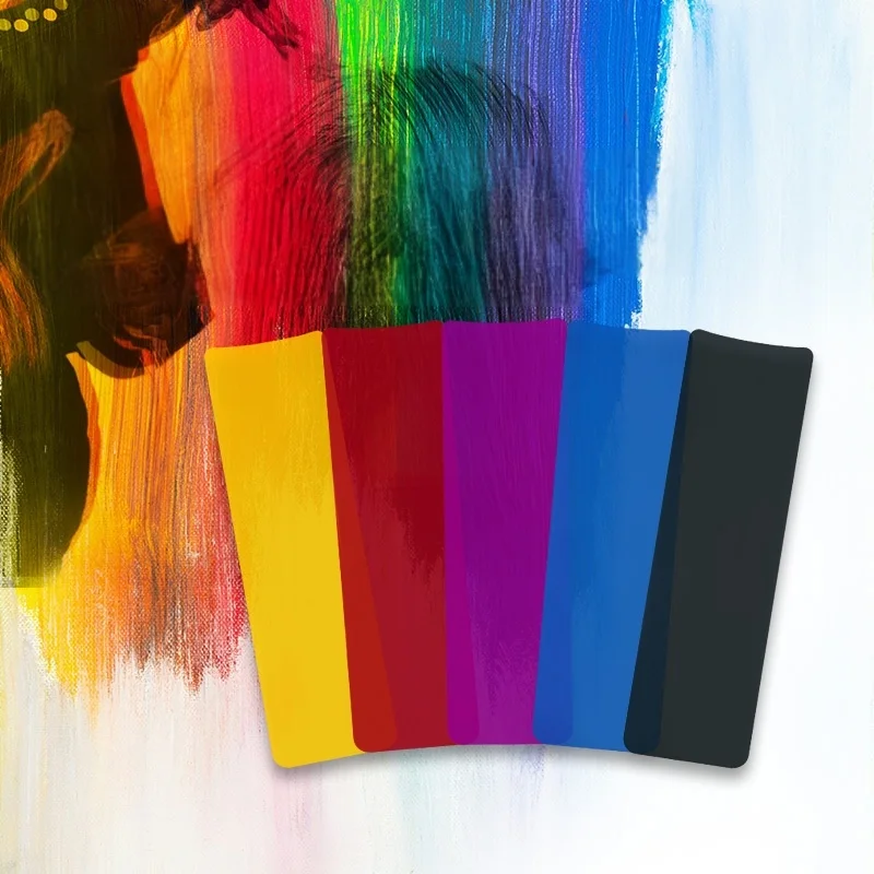 

Hair Salon Professional Dyeing Tool, Acrylic Colorful Translucent Hair Dyeing Board, Hanging Ear Highlighting Hair Dyeing Tool