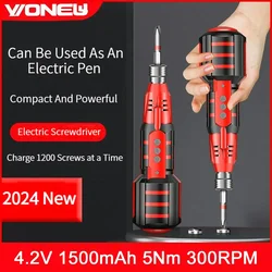 4.2V 1500mAh 5Nm Electric Screwdriver Household Wireless Handheld Cordless Screwdriver Rechargeable Small Lithium Battery Batch