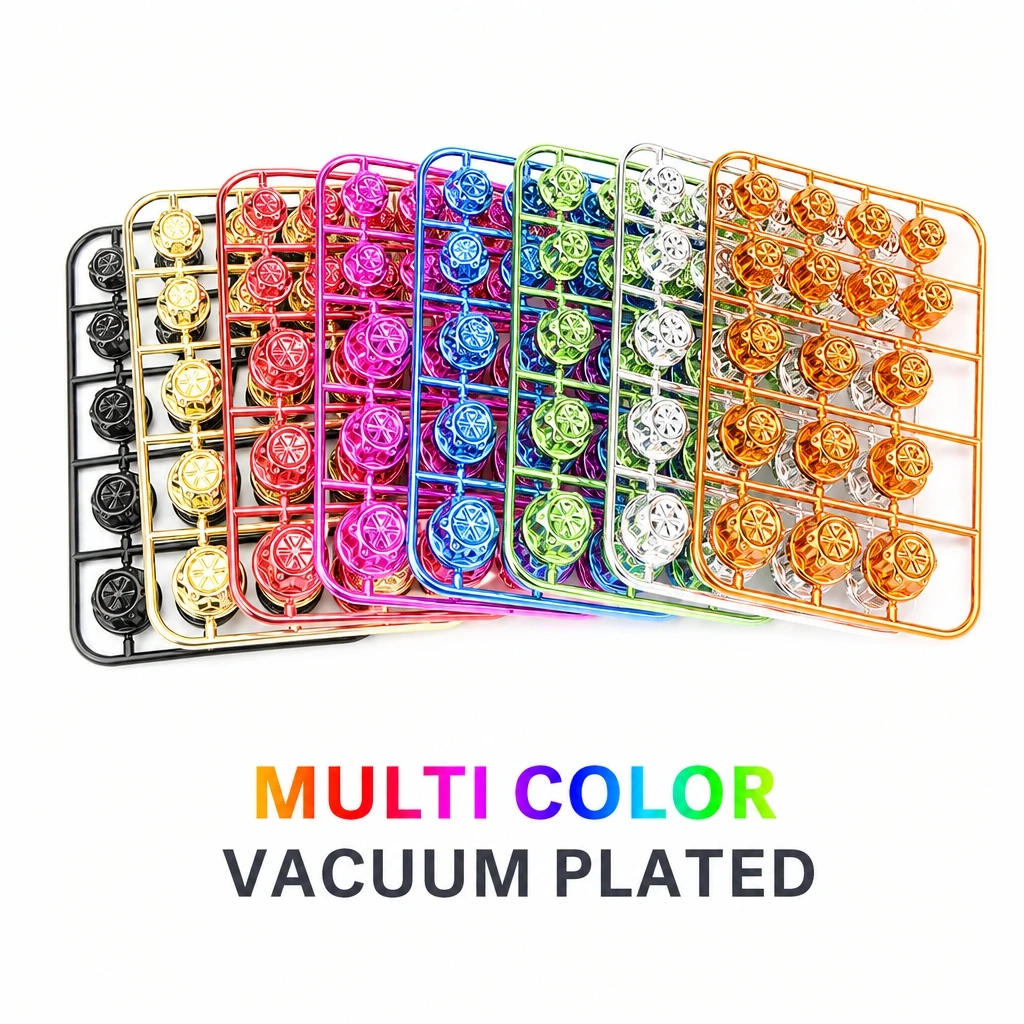 Hex Screw Cover Set 30Pcs Universal Engine Bolt Cap Decorative Nut Protector Plastic Electroplated Screw Caps For Most Motorbike