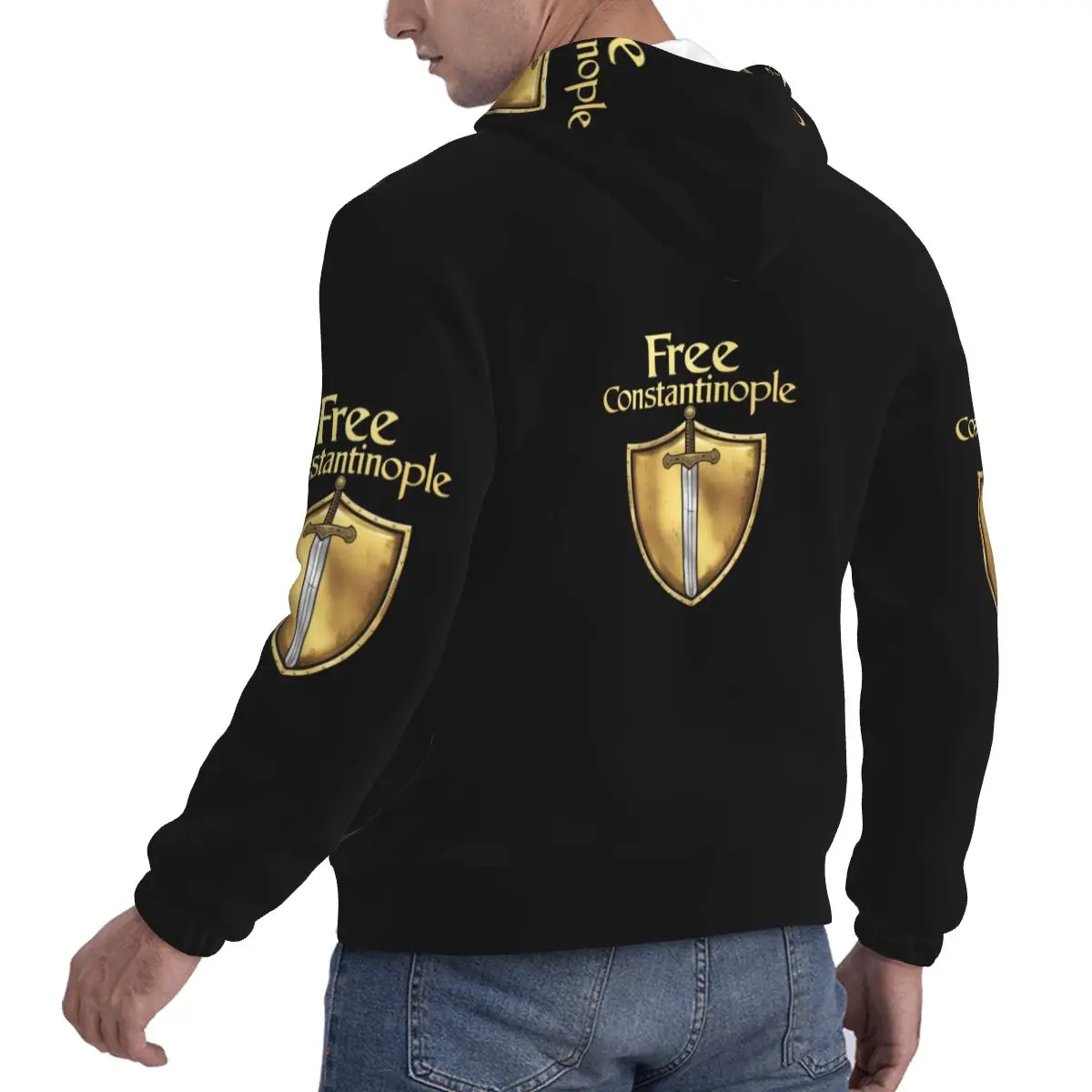 Free Constantinople Bold Historical Statement Felpe con cappuccio Hip Hop Pullover Autunno Inverno Felpe da donna da uomo Top a maniche lunghe