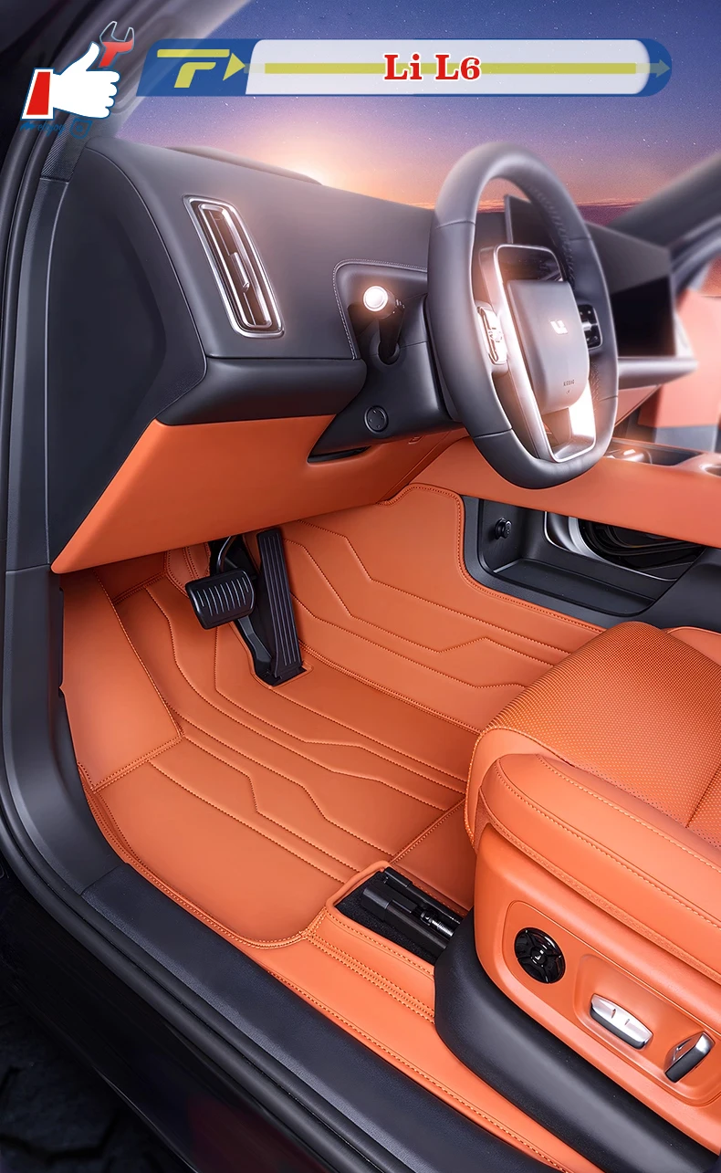 

Left-hand Drive Car Floor Mat For Li L6 2025 Car Full-Surrounded Foot Mat Mat Floor Liner Floor Carpet Water-proof Mat
