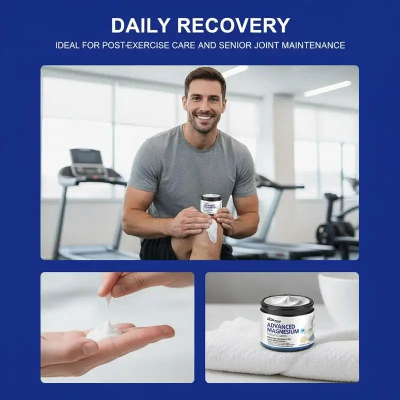 Magnesium Joint Relief Cream Advanced Formula for Body Joints Daily Comfort Deep Nourishing Pain Relief
