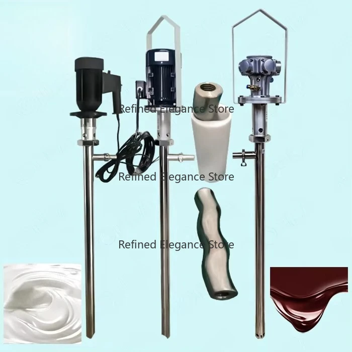 

Food Grade Sanitary High Viscosity Electric Screw Barrel Drum Pump Glycerin Pump for Syrup, Honey, Etc