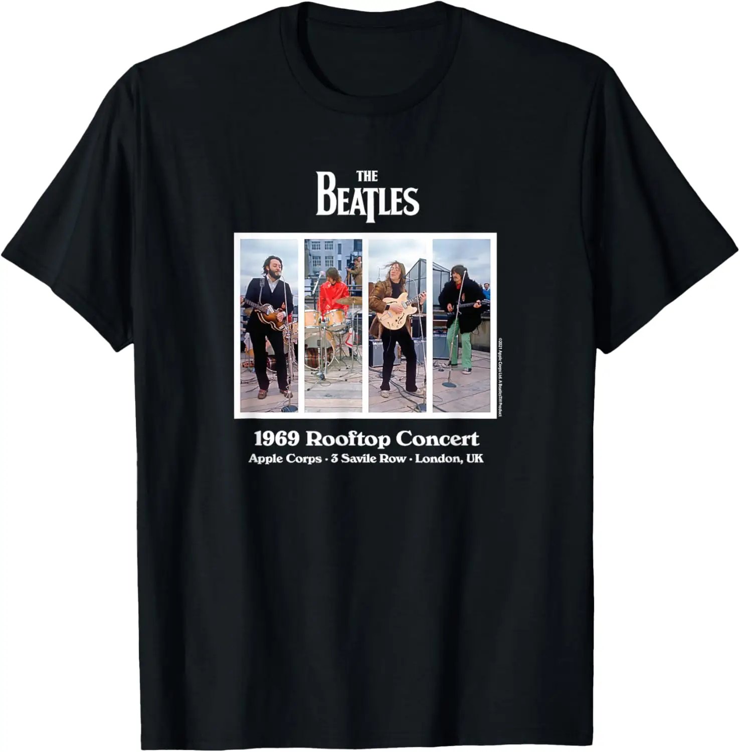 - Rooftop Concert 1969 T-Shirt 100% Cotton Trendy Y2K Short-Sleeve Tee – Soft, Quick-Drying, & Moisture-Wicking; Ideal Sports