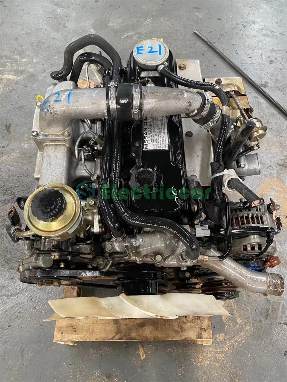 Good Condition Used Niss An TD27 Diesel Engine for Nissan with Drive Gearbox