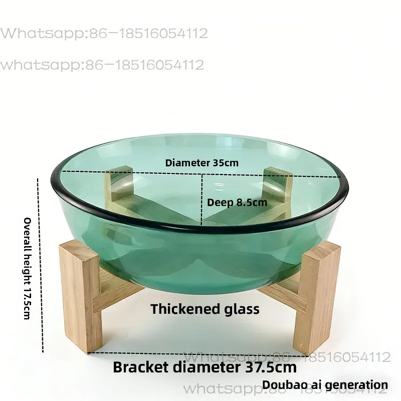 thickened-tempered-glass-buffet-fruit-salad-display-plate-buffet-restaurant-hotel-with-stand