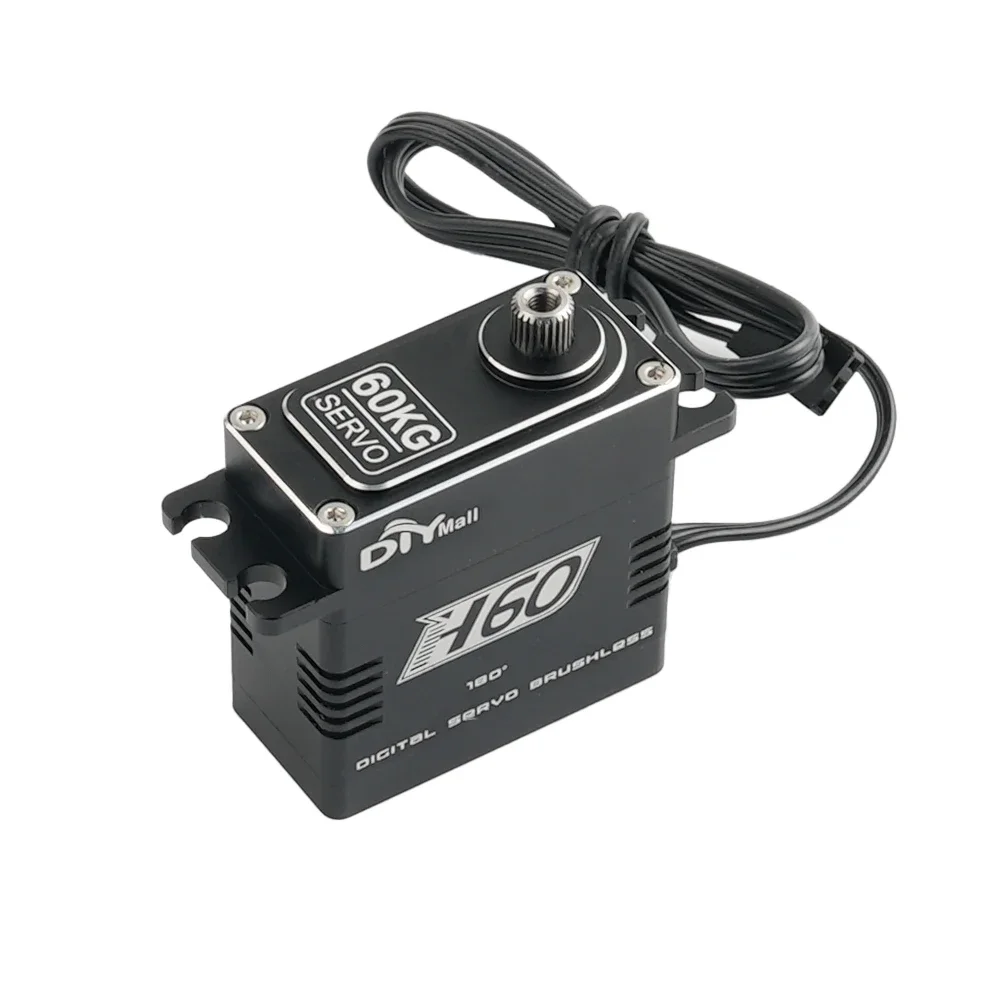 Servo Digital de 60kg, 4,8 V-8,4 V, engranaje de Metal, Motor sin escobillas resistente al agua de alto Torque para coches RC 1/10 1/8, oruga, barco, avión