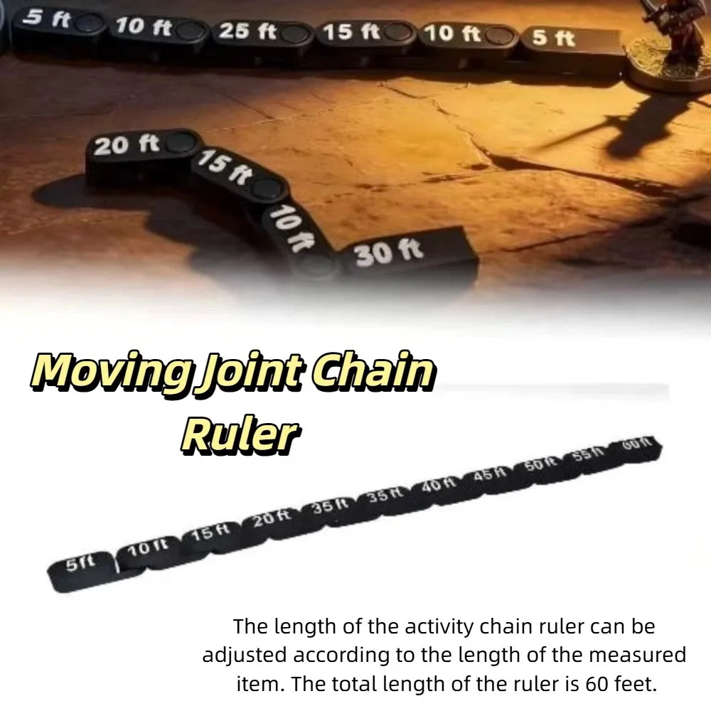 

Flexible Articulated Movement Ruler Jointed Creative Flexible Chain Measuring Gauge Practical Articulated Jointed Chain Ruler