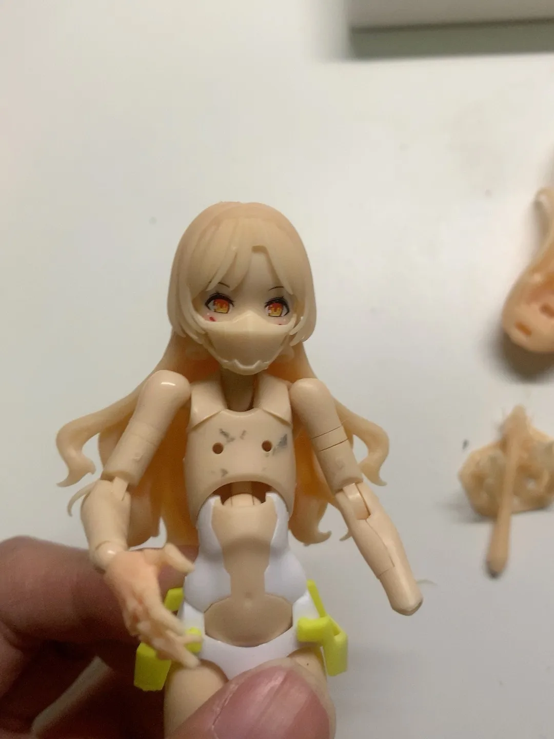 1/12 مقياس فتاة المواجهة AN94 Nakamachi Alarei تسريحات الشعر تعديل الملحقات ل 6in البدلة المتنقلة فتاة عمل نموذج لجسم