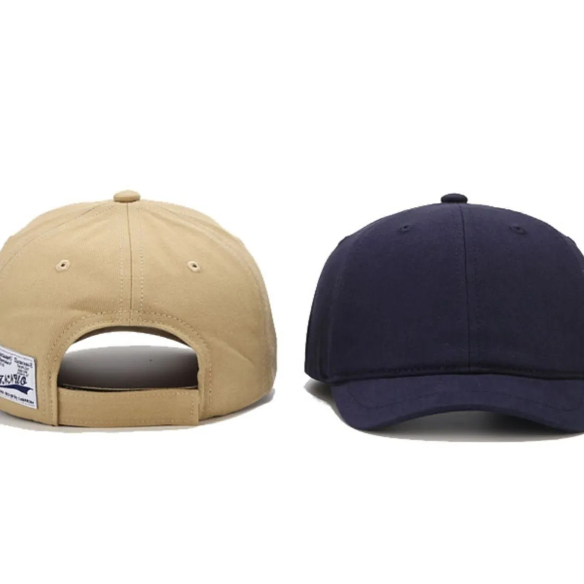 للجنسين قصيرة حافة قبعات البيسبول Snapback قبعة القطن قبعة النمط الياباني الصيف عارضة الشمس حماية قبعات لا تغطي الرأس بالكامل