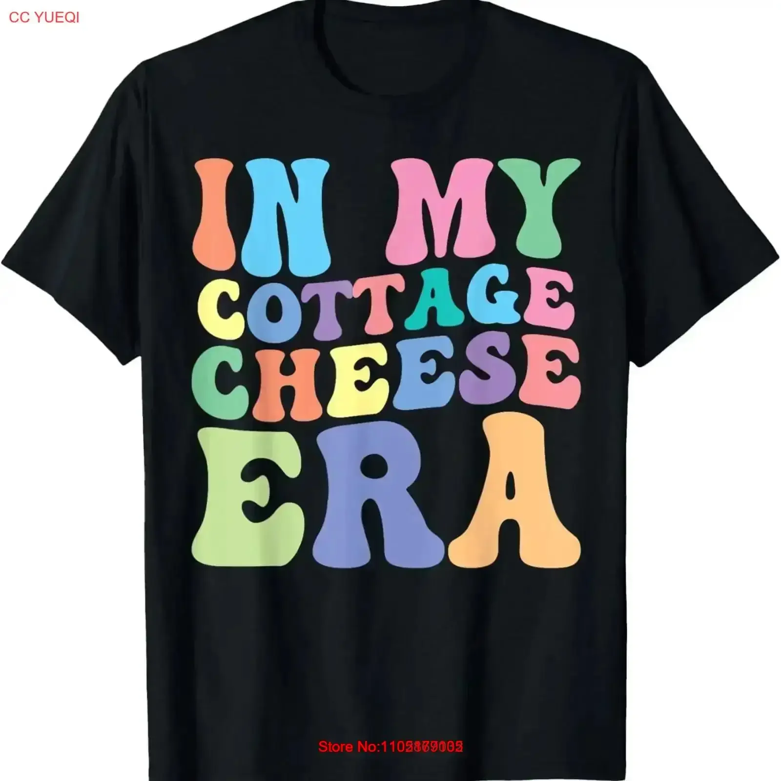 

Винтажная футболка In My Cottage Cheese Era в стиле ретро, удобная уличная одежда, универсальная, повседневная, слегка стильная, винтажная