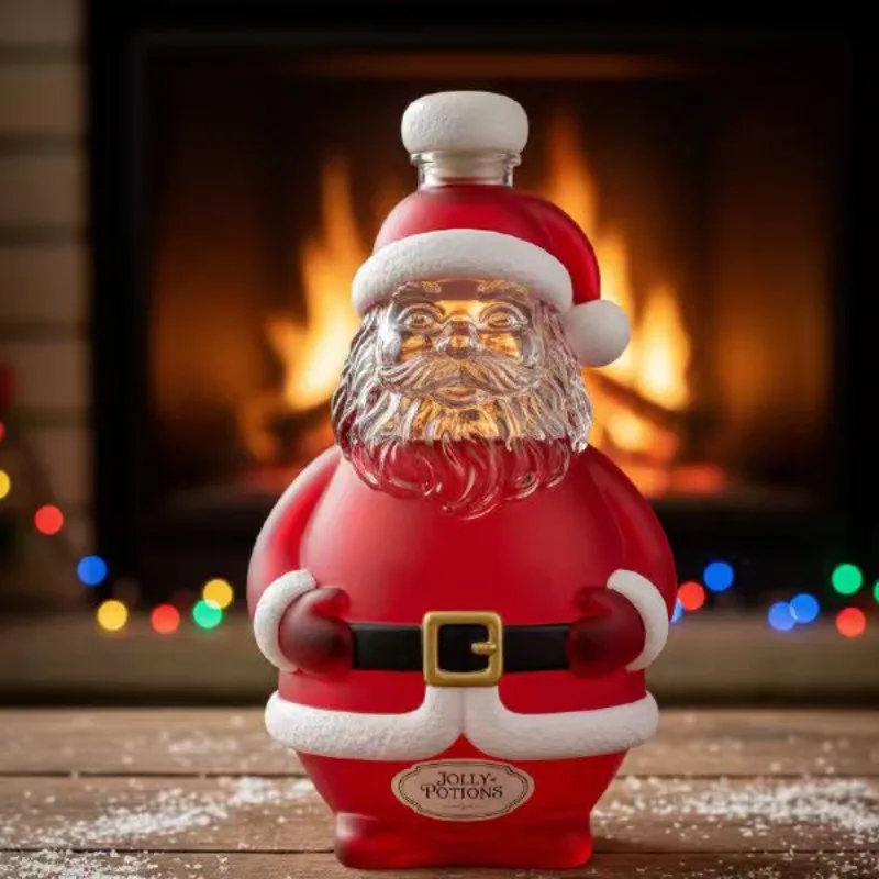 

Santa Claus Whiskey Decanter Bottle - Convenient and Practical Home Bar Accessory for Stylish Entertaining Interesting