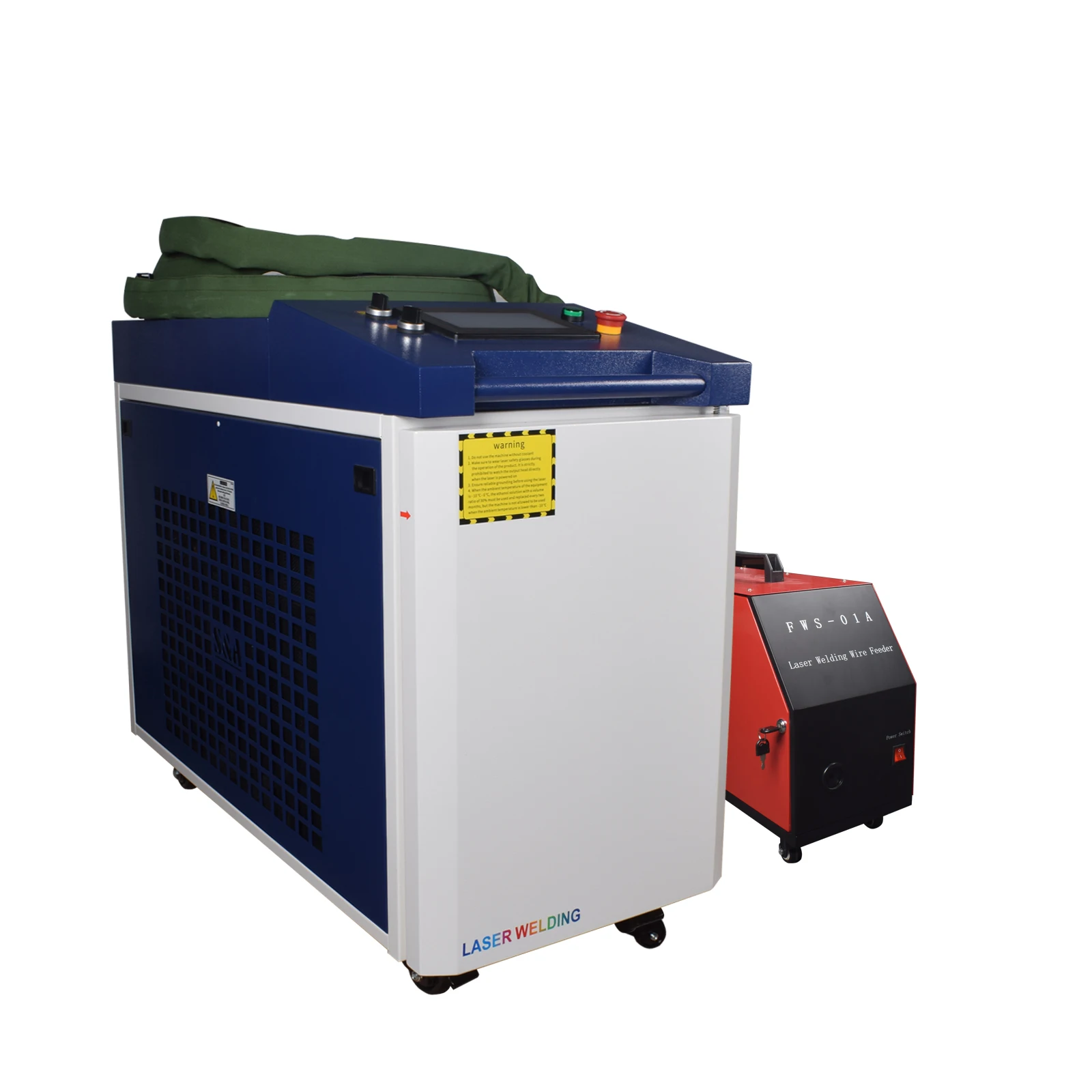 3000W Raycus Laser Welder Dual Wire Feeder 4 in 1 Laser Welding Cleaning Cutting for Metal Double Pendulum Laser Welding Machine