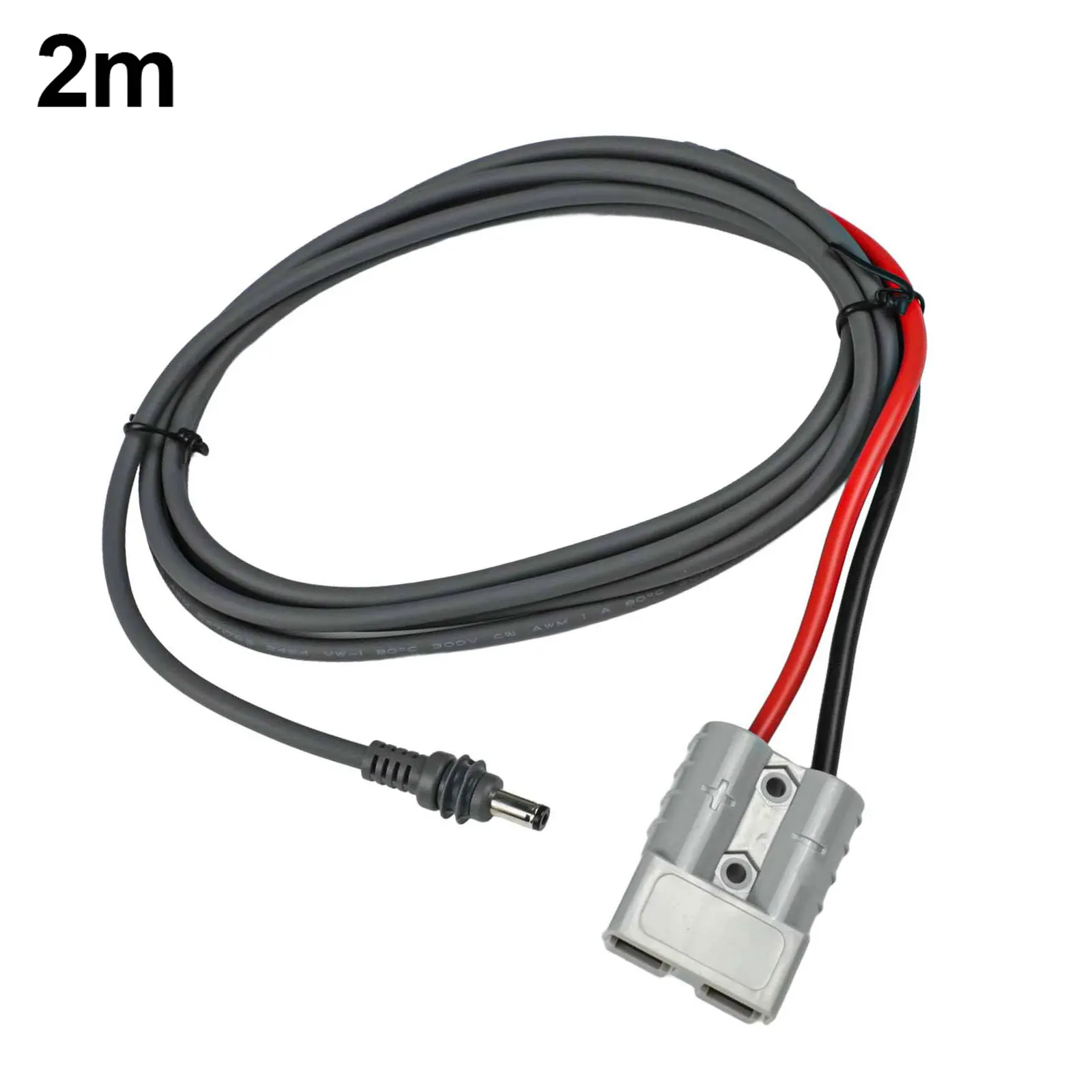 ABS Material Power Cable 5m Gray 18AWG Extension Cable High Temperature Resistance Low Temperature Resistance 2m Power Cord