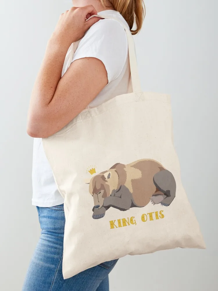 

King Otis (with text) Tote Bag Canvas shopping bags foldable women bag Women's shopping bag