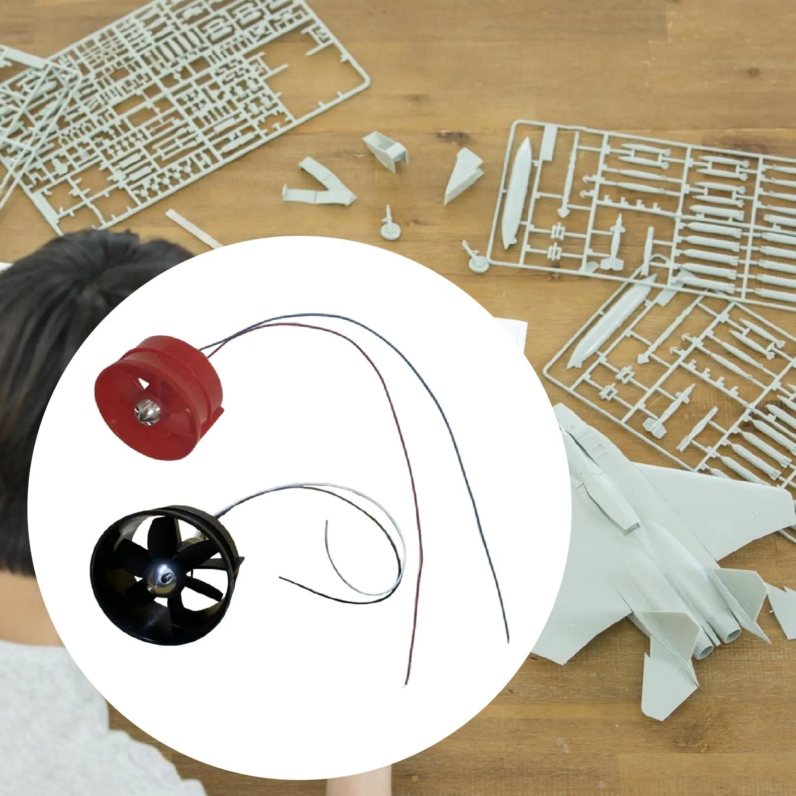 Toy Plane Motor Hollow Cup Propellers Easy Installation Flying Experiences Stable Powerful Accessory with Wires
