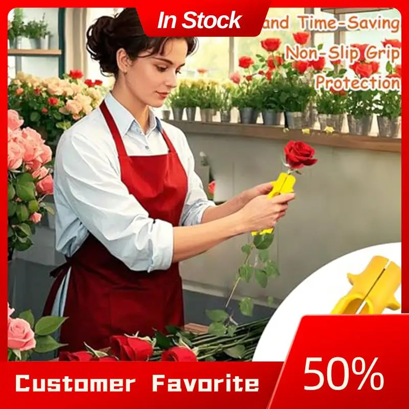 AT03 Top Painless Rose Thorn Remover, Efficient Leaf Stripper For Safe Rose Stem Cleaning