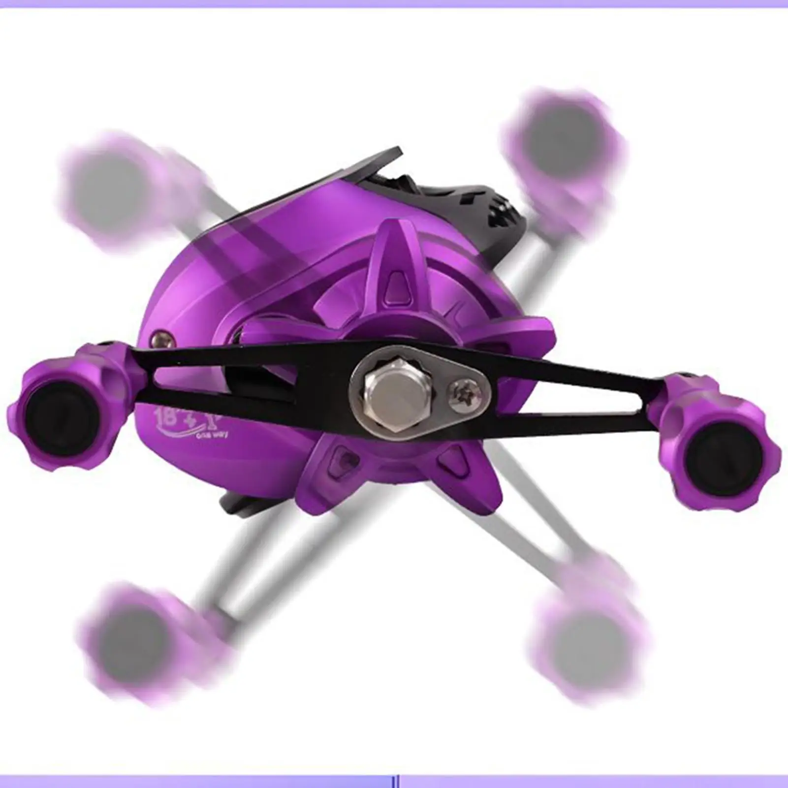 

Катушка Baitcaster для спорта на открытом воздухе предотвращает скручивание катушки для морской пресноводной рыбалки для Crappie Walleye Cod, форели, щуки Bluegill