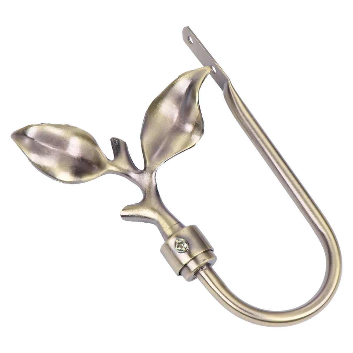 

Curtain Wall Metal Retro Leaves Design Home Decor Bedroom Curtain Tiebacks Bathroom Kitchen Storage Solutions