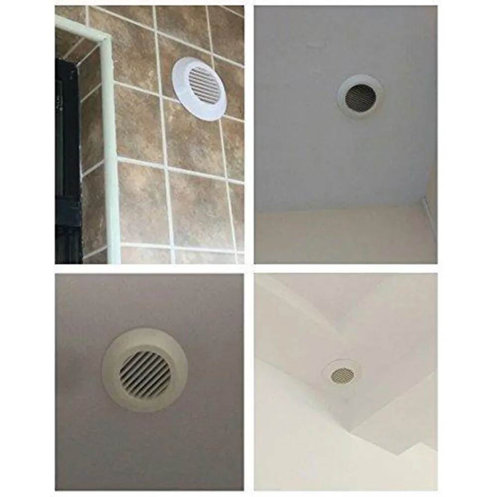 

Настенная круглая пластиковая крышка вентиляционной решетки выхлопной системы с регулируемыми наклонными лезвиями для впускного отверстия вентиляции