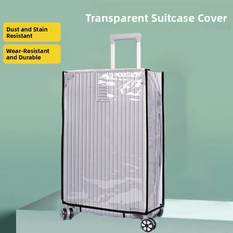Transparent Dustproof Luggage Cover Protective Shield for Travel Carry-On Suitcase Clear Protective Film Bag Accessories