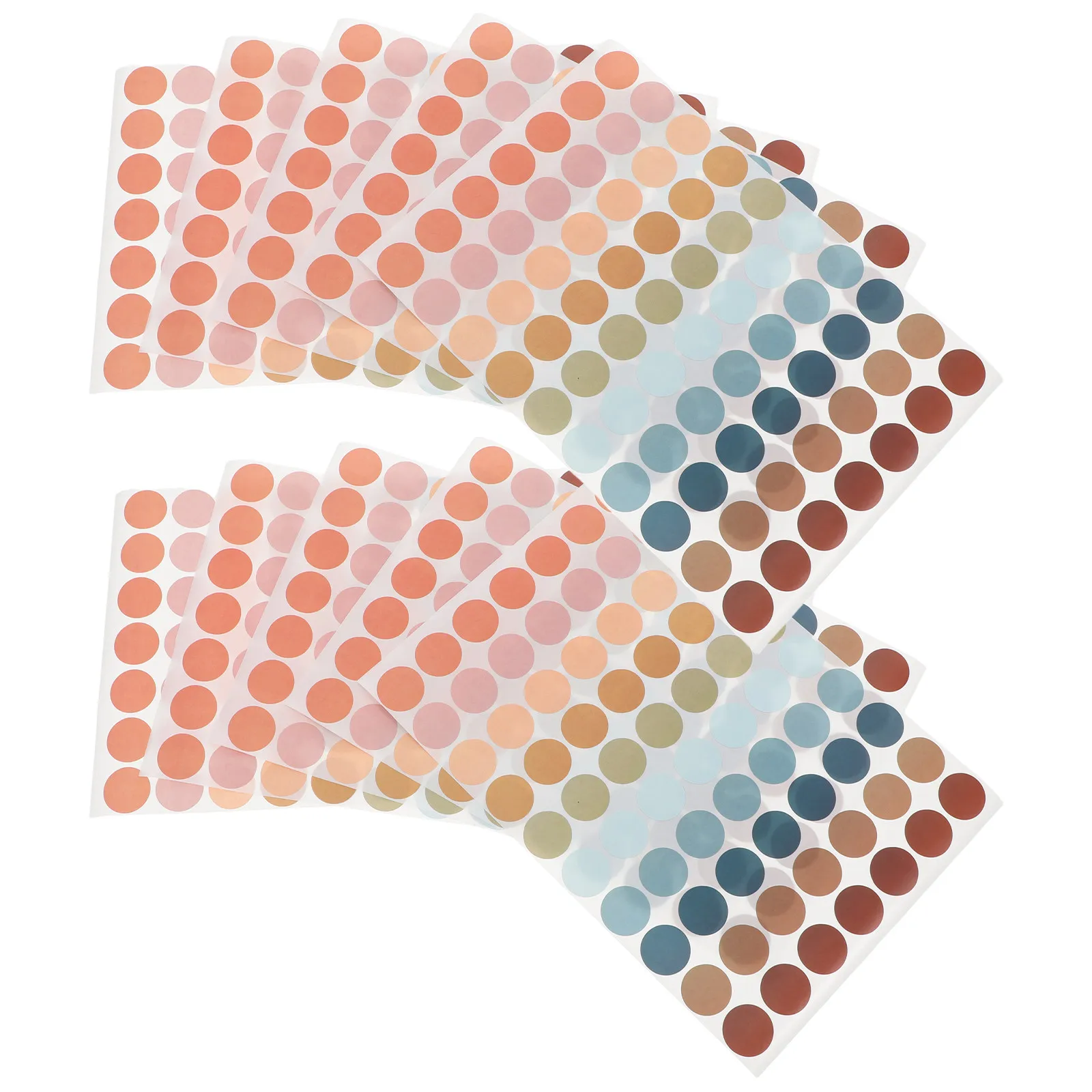 

20Pcs Round Colored Dot Stickers Small Adhesive Circle Labels for Classroom Teaching Reward Student Planner Organization