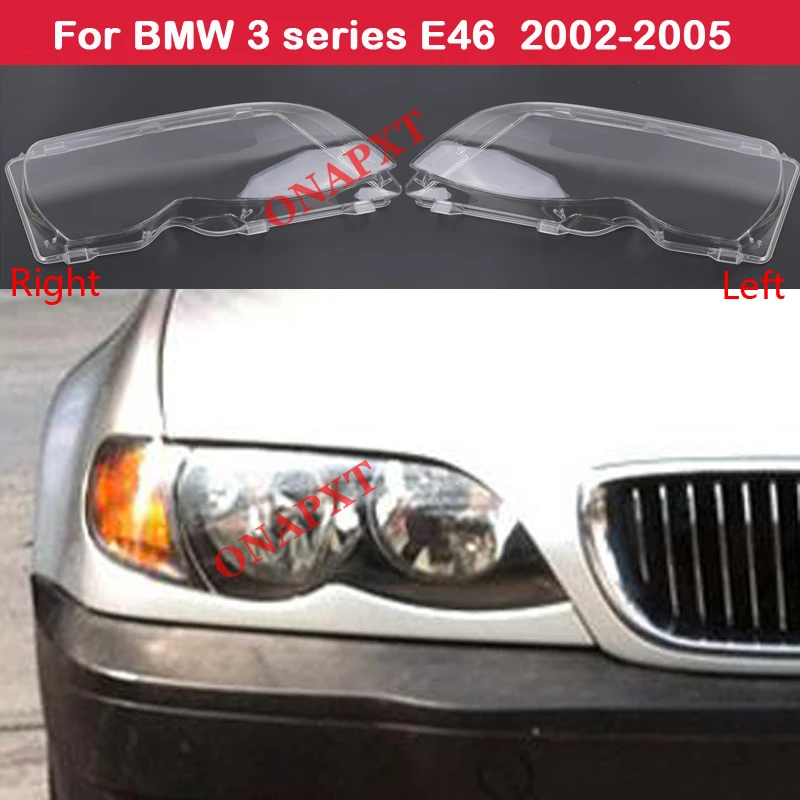 

Для BMW 3 серии E46 2002-2005 автомобильный абажур чехол для передней фары стеклянная крышка