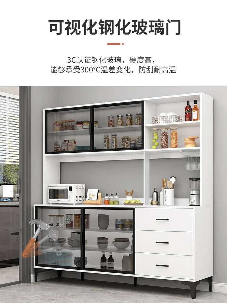 

Side cabinets, wine cabinets, cabinets, racks, living rooms, modern integrated household sundries lockers against the wall