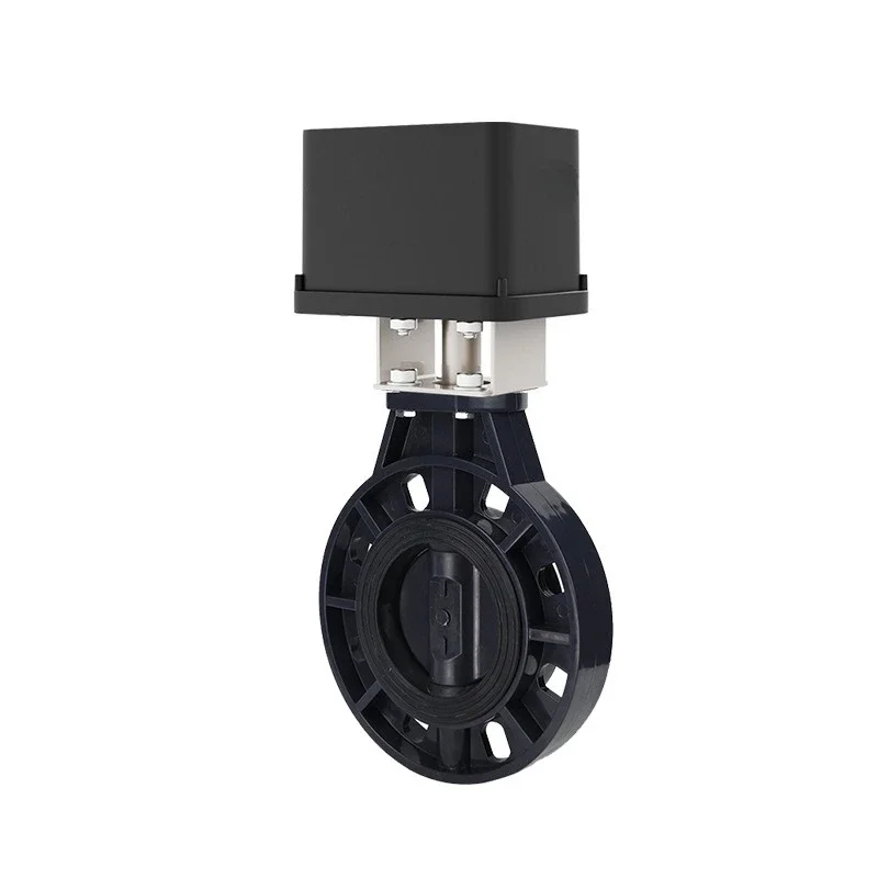 Water and fertilizer integrated automatic irrigation actuator solar wifi remote control electric UPVC
