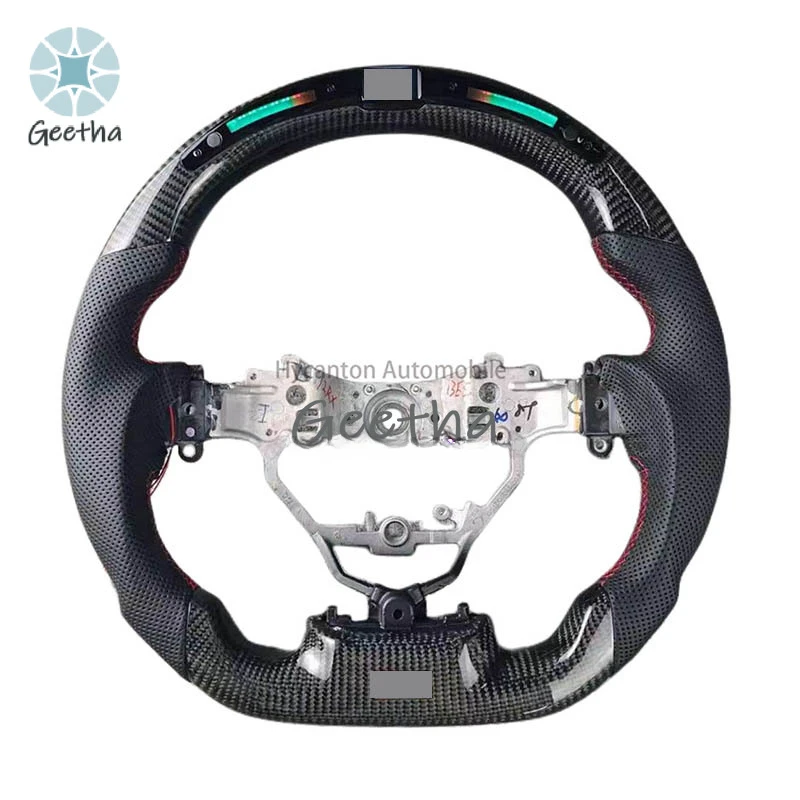 

For Auto Upgrades Advanced Carbon Fiber LED Perforated Leather Steering Wheel for Lexus IS200 IS300 Steering Wheel