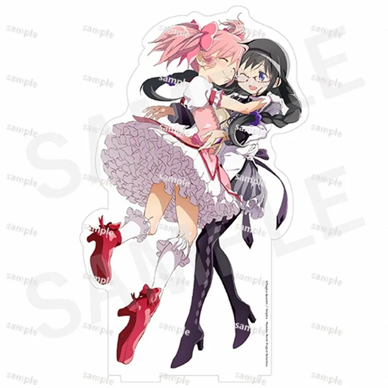 일본 만화 마법 소녀 마도카 Magica 애니메이션 피규어 Kaname Madoka Akemi Homura 아크릴 스탠드 컬렉션 데스크 장식