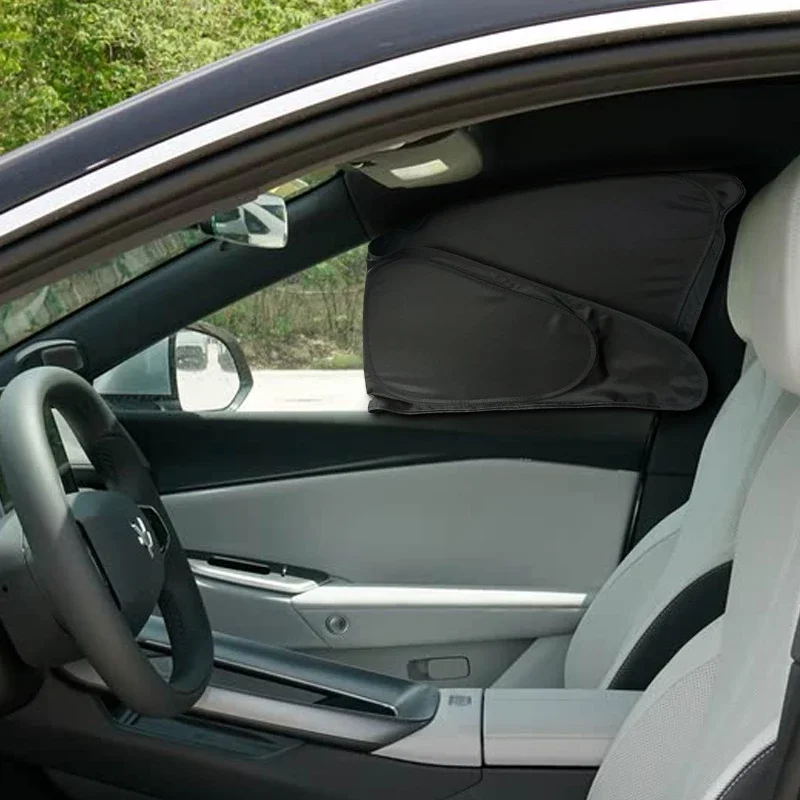 

Автомобильный черный оконный солнцезащитный козырек с защитой от УФ-лучей, теплоизоляция для ARCFOX aS5 2024-настоящее время, автозащитная крышка, аксессуар для интерьера