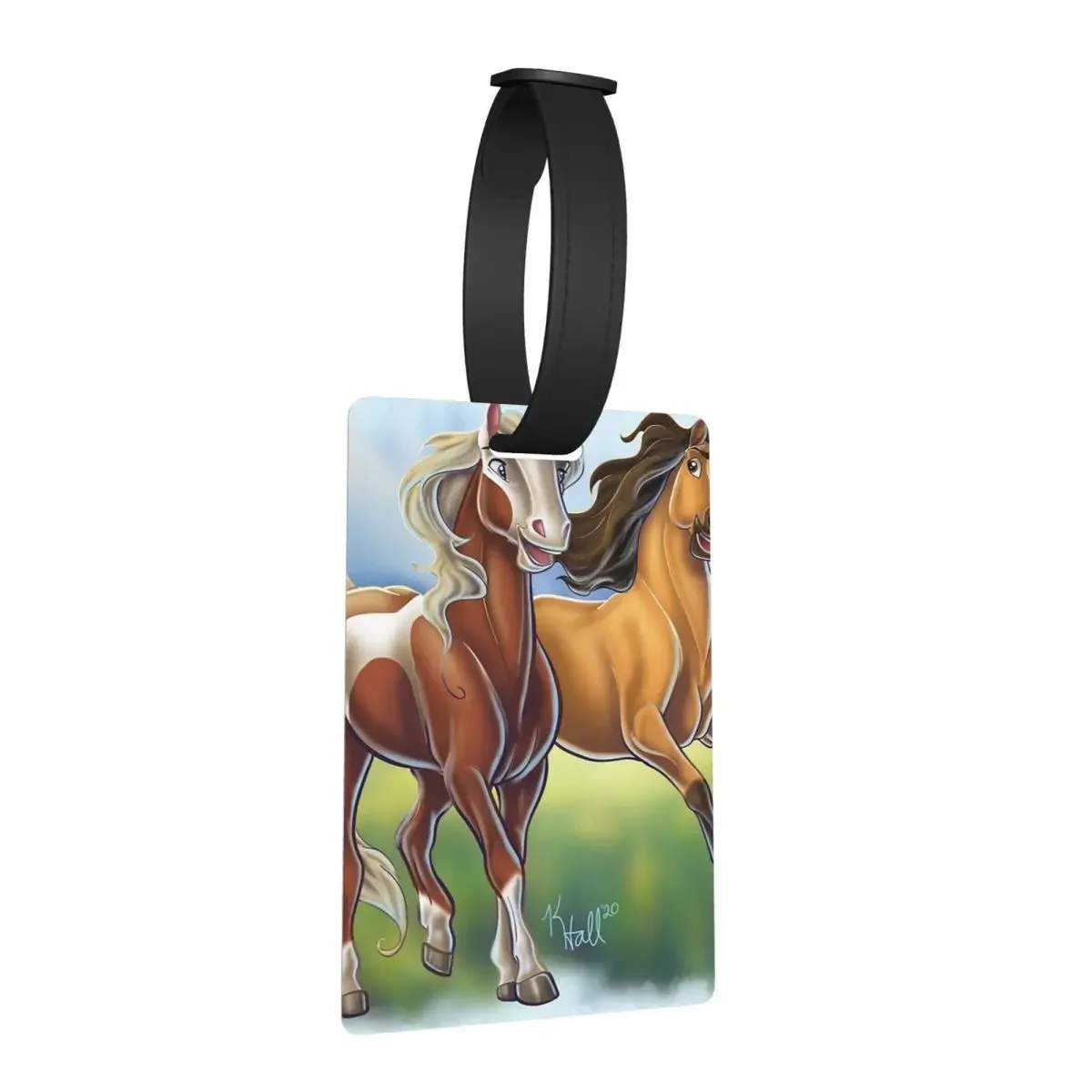 

Багажные бирки «Дух и дождь», аксессуары для чемодана, милый багаж, посадочная бирка, держатель этикетки, идентификационное имя, адрес