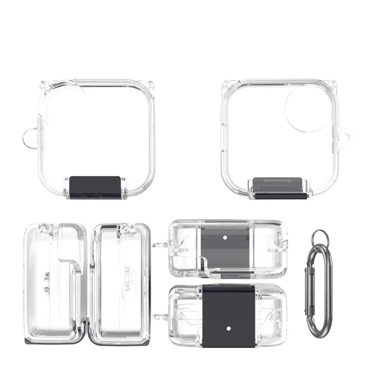A72Z Transparent Earphone Protective Case for CMF Buds Pro 2/Buds 2 Plus Anti-Scratch Wireless Buletooth Headphone Cover C
