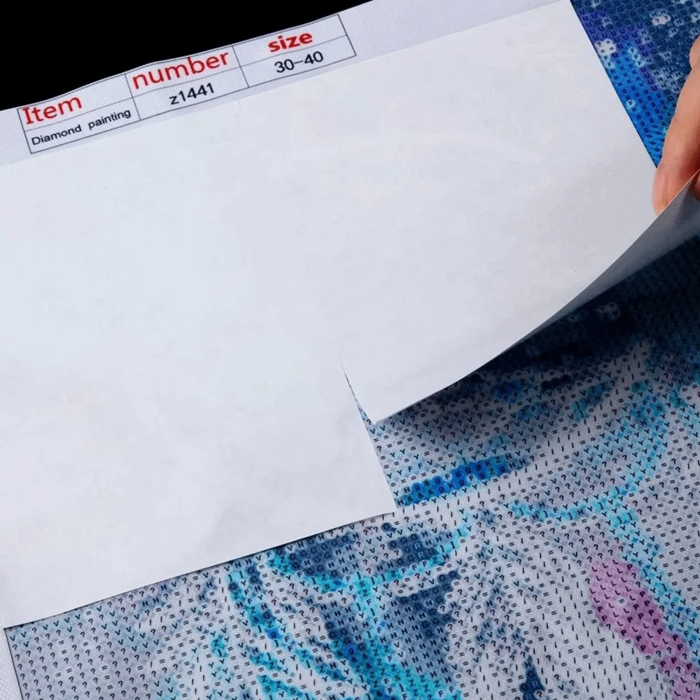 50/100/200Pcs Dustproof Diamond Painting Release Paper Anti-adhesive Stain-proof Diamond Art Tool White Cover Double-Sided