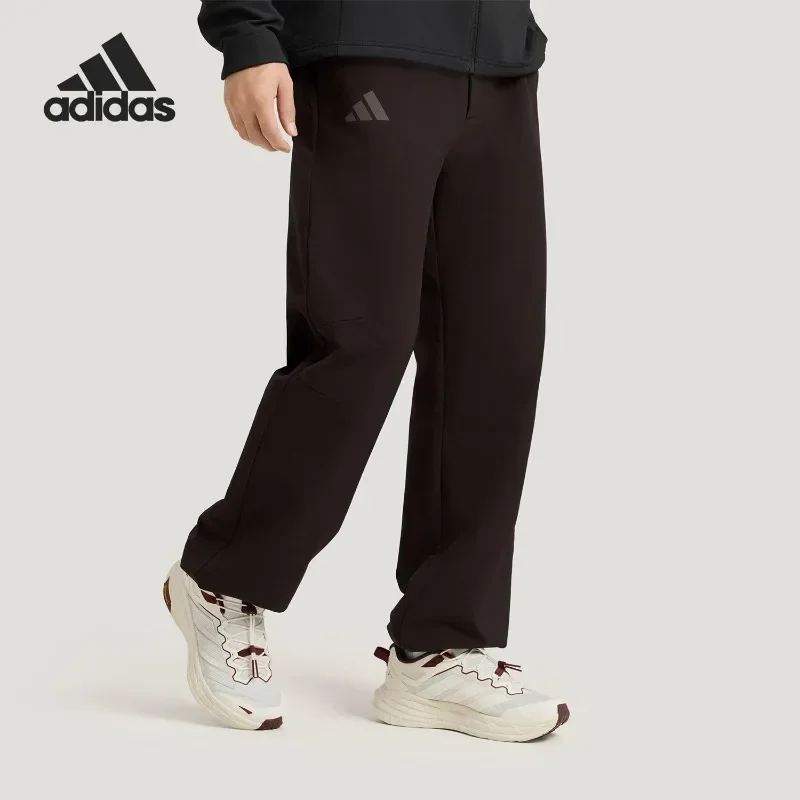 Adidas Four Seasons Unisex Straight Elastic Waist Pants, Printed Trousers for men women Gym & Daily Wear KQ7962