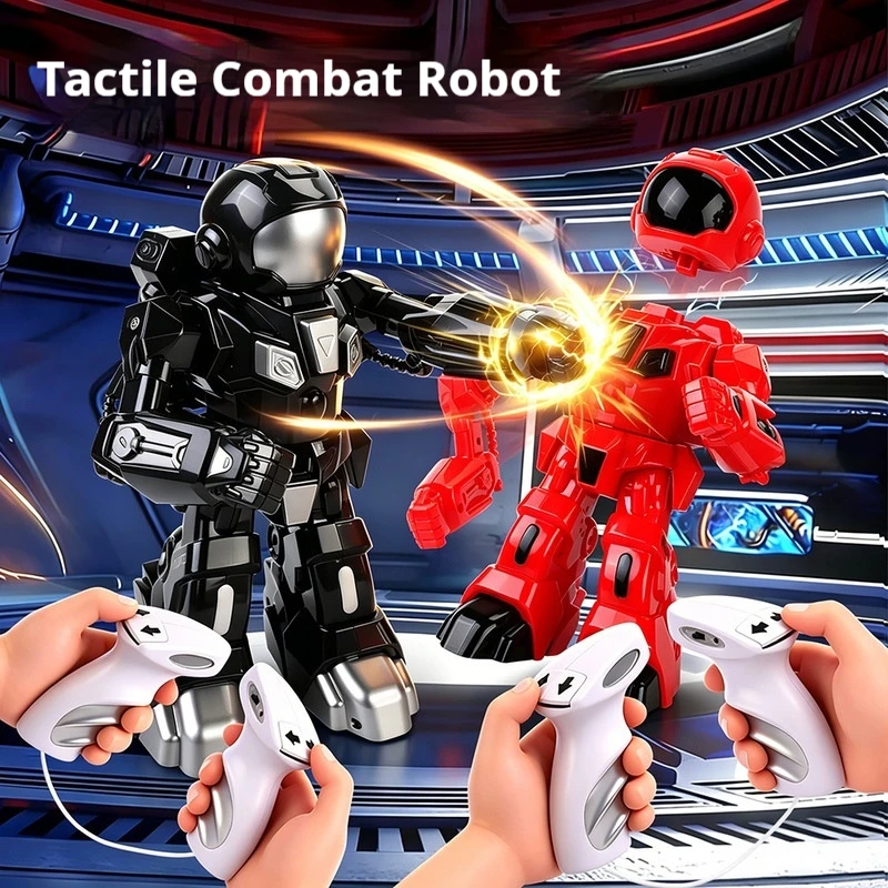 Remote Control Fighting Robot 2.4g Sensing Rc Boxing Robots Electric Interactive Competitive Game Toy For Adults 2026 New Model
