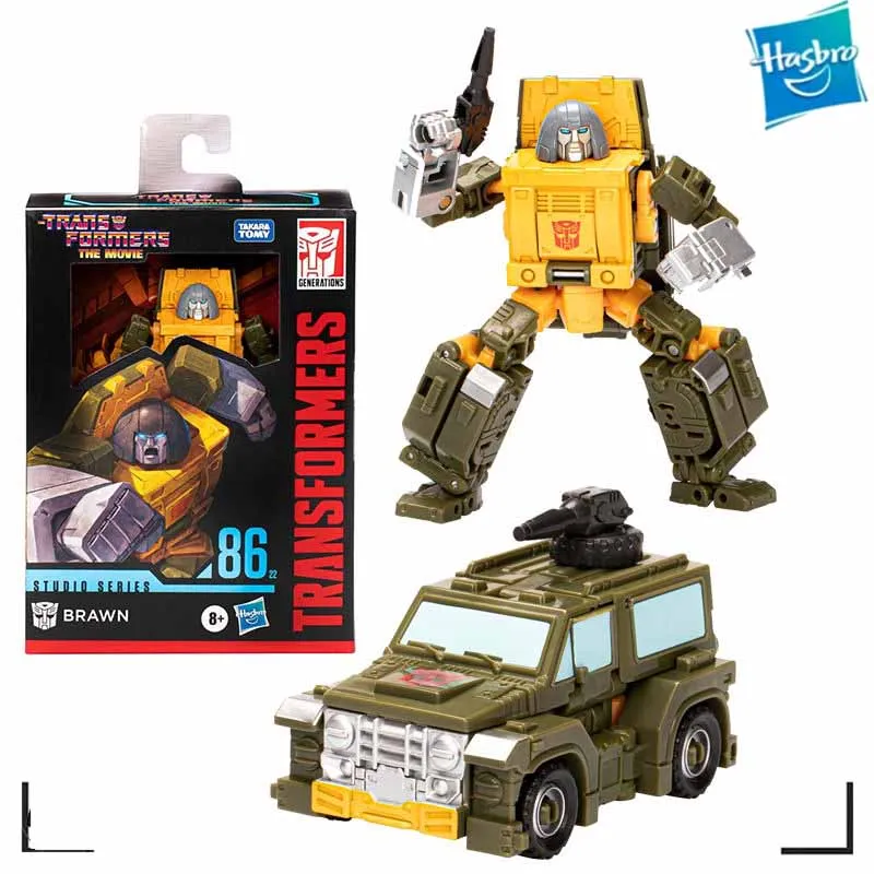 

Оригинальные подлинные фигурки HASBRO TAKARA TOMY Трансформеры из фильма SS86-22 BRAWN DELUXE SS8622, фигурки героев, игрушки в подарок