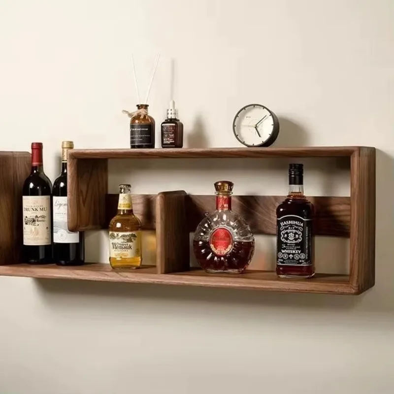 

‌ Набор настенных полков Nordic — деревянная подвесная стойка, книжная полка и шкаф | Органайзер для гостиной/столовой с плавающими полками ‌