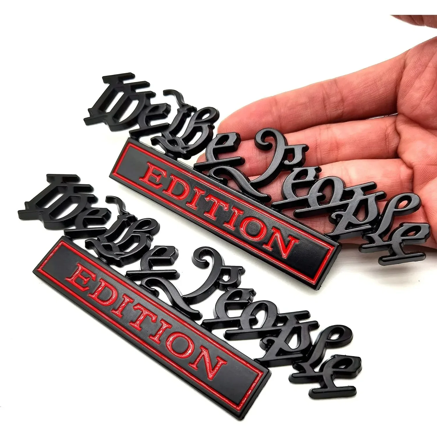 

3D полностью металлические наклейки для автомобилей от Classic We The People Edition, наклейки, персонализированные украшения, 2 шт.