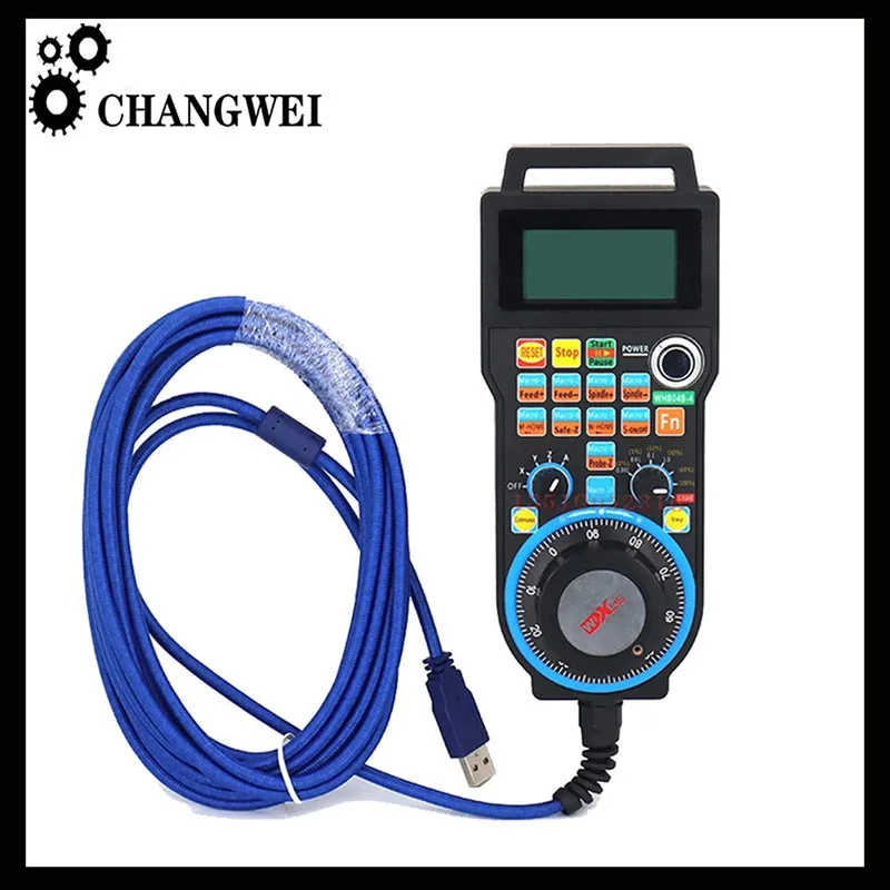 

2023 Hot Sale! Xhc Lhb04b Mach3 Wired Handwheel Handwheel Cnc Handle Controller For 4 Axis 6 Axis Engraving Machine