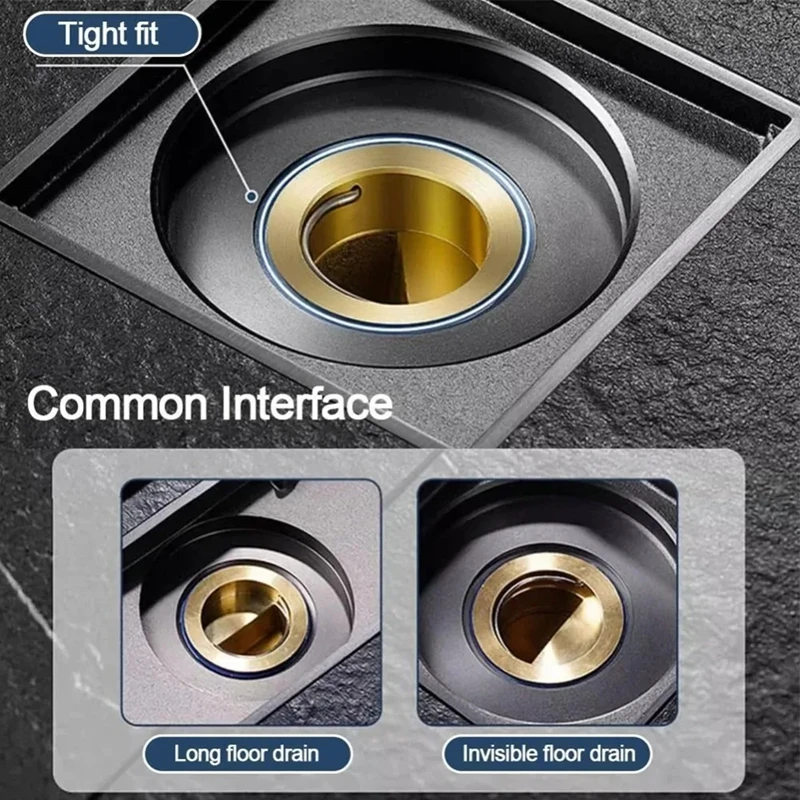 Brass Floor Drain Core Large Size Odor Insect Proof Fast Drainage Sewer Core Practical Bathroom Anti-clog Drain Accessory