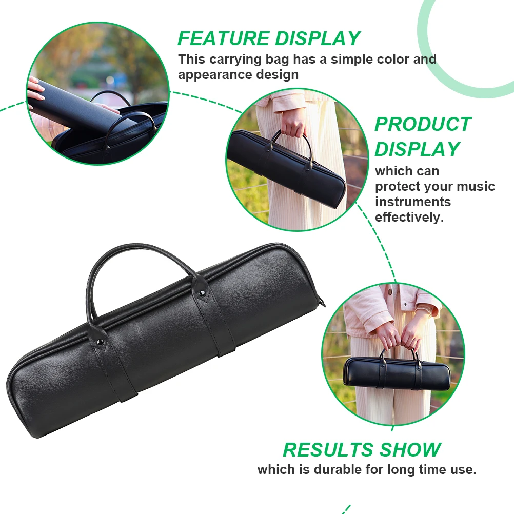 

Flute Bag Storage Case Durable Simple Design Protect Instrument Outdoor Practical Experience Flute Container Musical