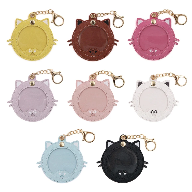 Neue Katze Form Ita Tasche Pins Abzeichen Schutz Fall Keychian Für 58mm Anime Abzeichen Dekoration Tasche Zubehör Pin Fall geburtstag Geschenk