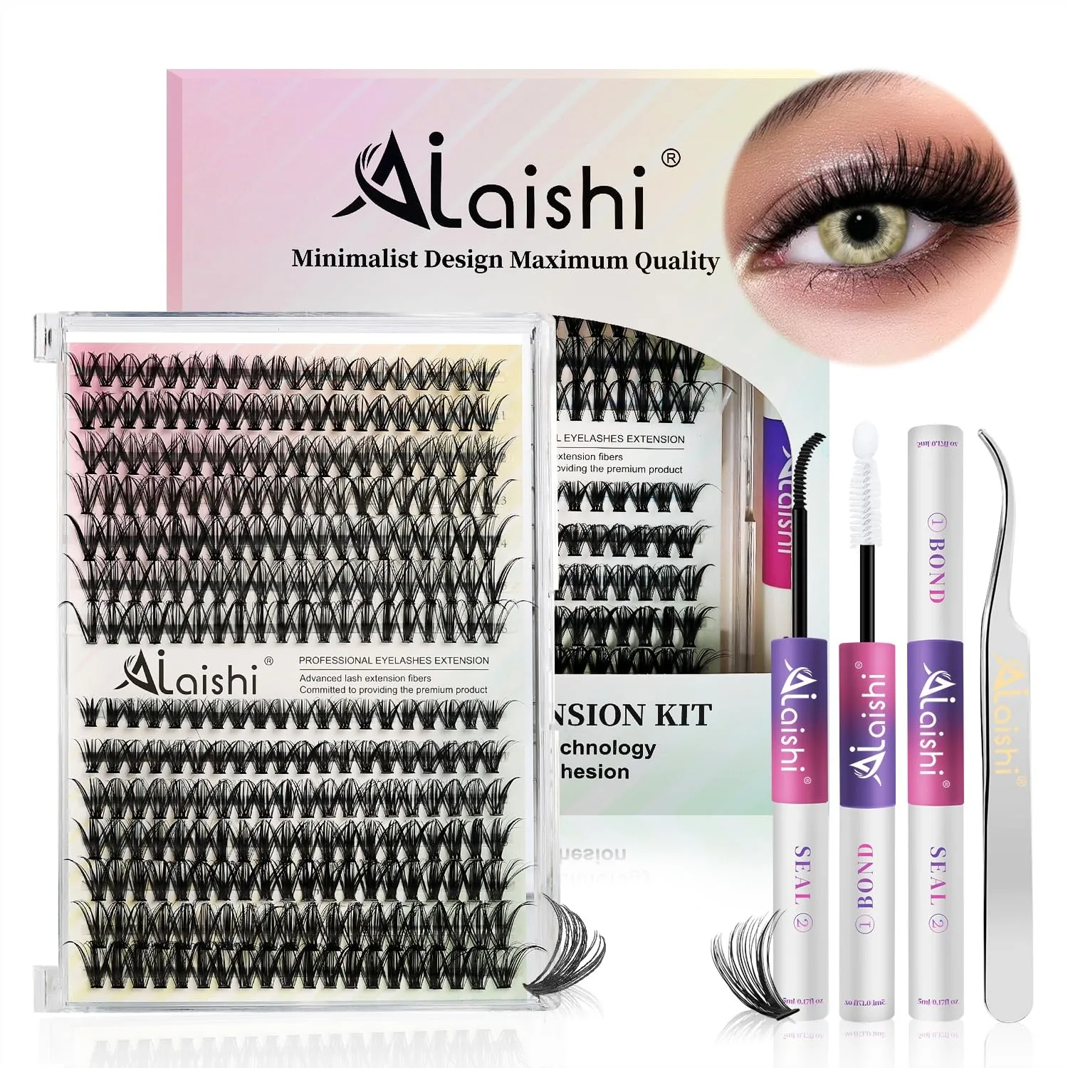 Lash Clusters Kit, DIY Cluster - Eyelash Extension No 9 리뷰 및 가격