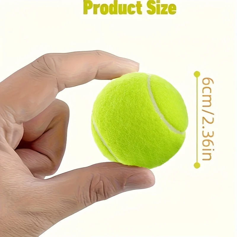 Interaktives Gummi-Tennis-Kauspielzeug für Hunde – hohe Elastizität, batterielos, gestreiftes Muster, für kleine Hunde und Spielspaß im Freien