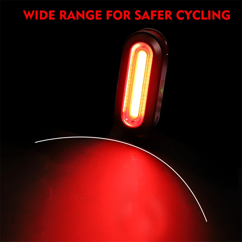 WEST BIKING Bicycle Rear Light USB Rechargeable LED Tail Light 6 Mode Cycling Safety Helmet Bag Flash Lamp Bike Accessories