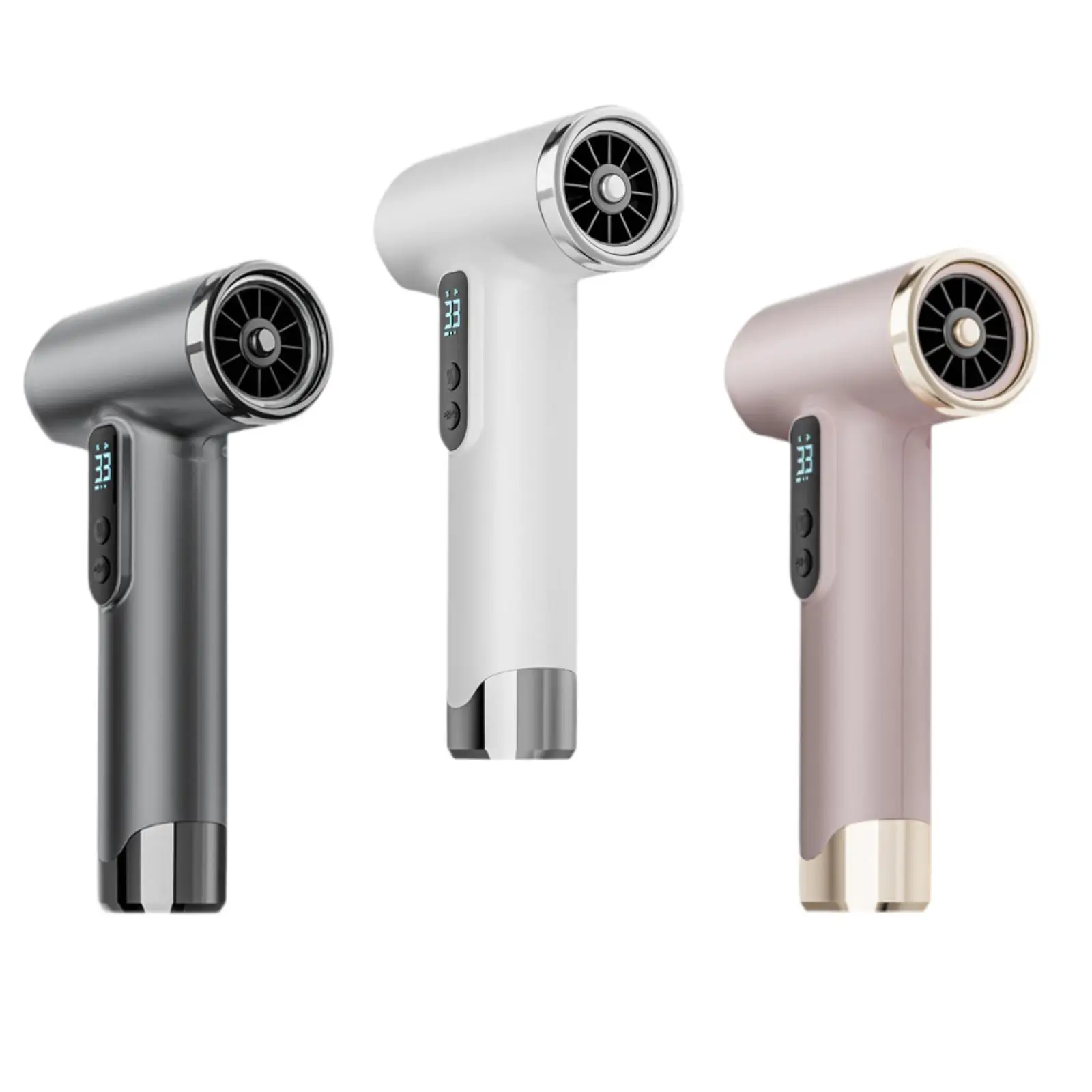 Turbofan-soplador de polvo para el cuidado del cabello, secador de pelo de secado rápido de 3 velocidades, plumero de aire para pintura artística de Hotel al aire libre, limpieza de ordenador de viaje