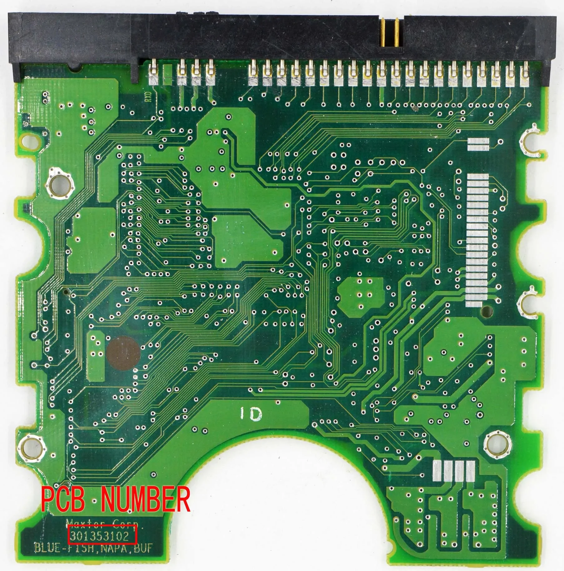 301353102 / 301334102 / Płytka drukowana dysku twardego Maxtor Desktop IDE / 040104200, 04010350